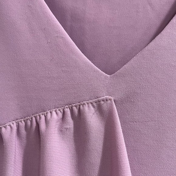 Lavender peplum top - Picture 3 of 7